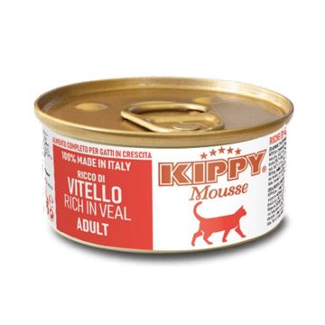Kippy Γάτας Μους Sterilised Με Μοσχάρι 85G