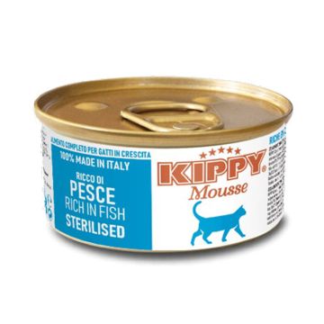 Kippy Γάτας Μους Sterilised Με Ψάρι 85G
