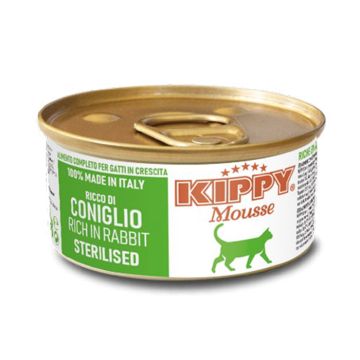 Kippy Γάτας Μους Sterilised Με Κουνέλι 85G