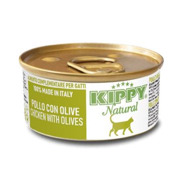 Kippy Γάτας Natural Με Κοτόπουλο & Ελιές 70G
