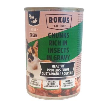 Rokus Γάτας με Έντομα 415gr