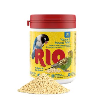 Rio Βιταμίνες Και Μεταλλικά Στοιχεία Σε Μορφή Πέλλετ Για Μικρά Παπαγαλάκια 120G