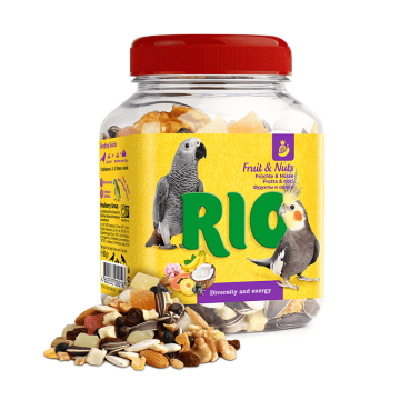 Rio Fruit & Nuts Mix Natural Treat Για Μεσαίους & Μεγάλους Παπαγάλους 160G