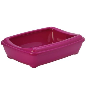 Moderna Arist-O-Tray+Rim Jumbo Hot Pink Λεκάνη Γάτας 57x43x15.3cm