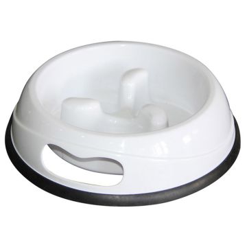 Pawise Slow Μπολ Πλαστικό Άσπρο 500ml