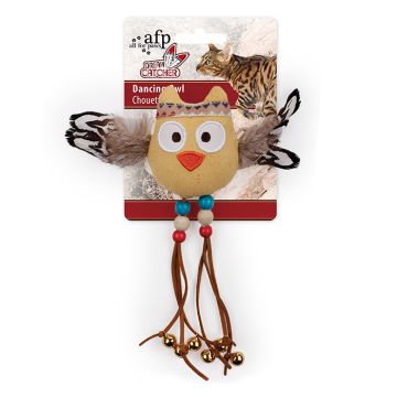 AFP Παιχνίδι Γάτας Dancing Owl 16x21x3cm με Catnip