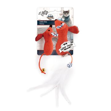 AFP Παιχνίδι Γάτας Vintage Cat Ποντικάκια 10cm 2τμχ