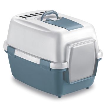 Stefanplast Τουαλέτα Γάτας Wiva Cat Μπλε 55x40x40cm