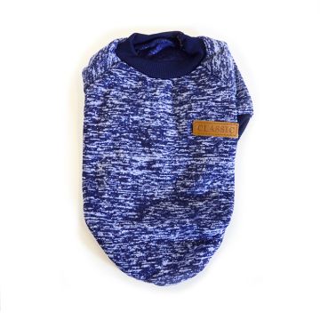 Pet Πουλόβερ Σκύλου Μπλε XL 34cm