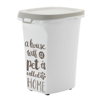 Moderna Δοχείο Αποθήκευσης Pet Wisdοm Με Δοσομετρητή & Ρόδες 20L