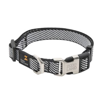 Zooland Περιλαίμιο Mixer Lead Series M Άσπρο/Μαύρο 20mm x37-45cm