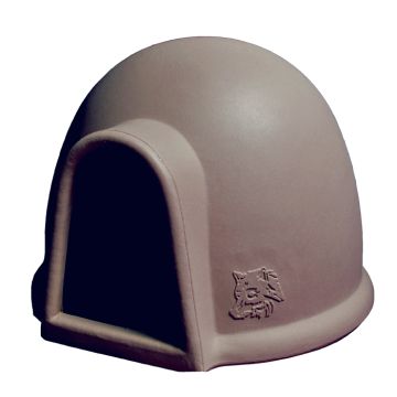 Telcom Igloo Medium Σπίτι Σκύλου Kaφε 69x50cm