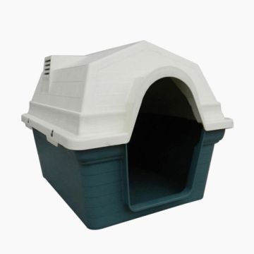 Oem Hc001A Σπιτάκι Σκύλου Small Με Καμινάδα Πράσινο 69x56x52cm