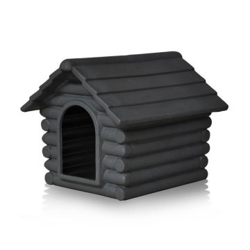 Telcom Rifugio Piccola Σπίτι Σκύλου Γραφίτης 70x57x53cm