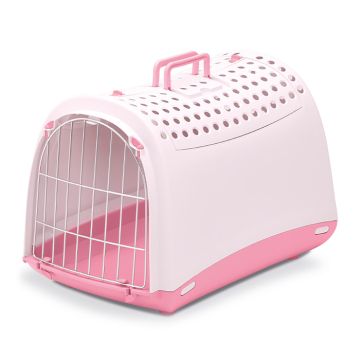 Imac Linus Cabrio Κλουβί Μεταφοράς Ροζ 50x32x34.5cm