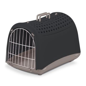 Imac Linus Cabrio Μαύρο Κλουβί Μεταφοράς 50x32x34.5cm