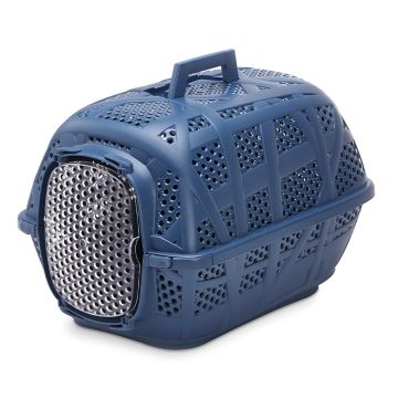 Imac Carry Sport Κλουβί Μεταφοράς Μπλε Με Πλαστική Πόρτα 48.5x34x32cm