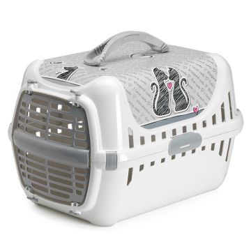 Moderna Trendy Runner Cats In Love Κλουβί Μεταφοράς 49.4x32.2x30.4cm