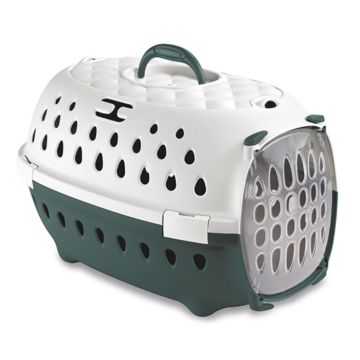 Stefanplast Κλουβί Μεταφοράς Travel Chic Gulliver Πράσινο/Λευκό 50x34.5x32cm