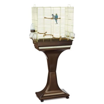 Imac Camilla Κλουβί Καφέ-Χρυσό 50x30x57-129cm