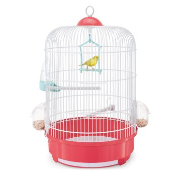 Imac Κλουβί Milly Bianco Κλουβί Για Καναρίνια Κόκκινο 33x48cm