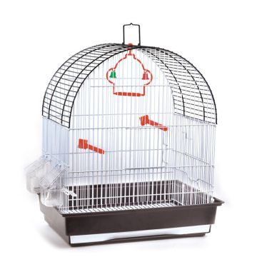 Pet Κλουβί Πουλιών Μαύρο 43x30.5x48cm