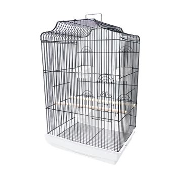 Dalian Κλουβί Πουλιών Μάυρο-Άσπρο 46.8x35.5x71.5cm