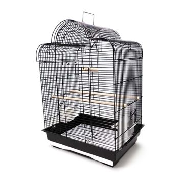Dalian Κλουβί Πουλιών Μαύρο 46.8x35.5x66cm