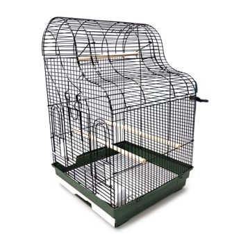 Dalian Κλουβί Πουλιών Πράσινο-Μαύρο 46.6x46.6x71cm