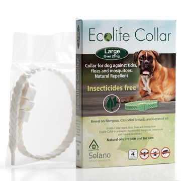 Ecolife Κολάρο Λευκό Large 62cm