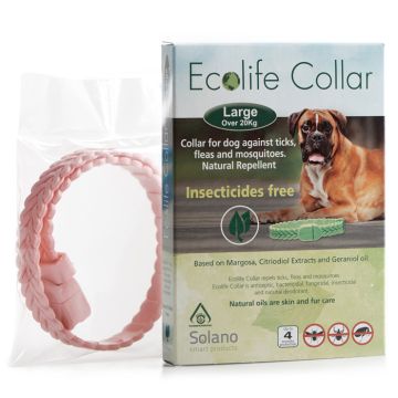 Ecolife Κολάρο Large Ροζ 62cm