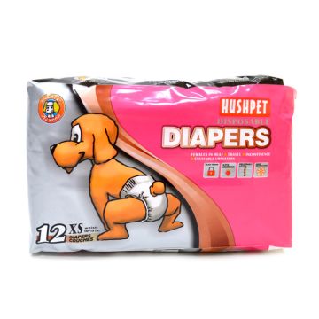 Hushpet Πάνες Βρακάκια XS 25-33 cm (12Τεμ)