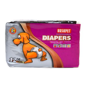 Hushpet Πάνες Βρακάκια M 45-63 cm (12Τεμ)